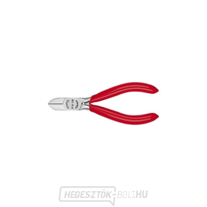 Oldalvágók elektronikához 130 mm KNIPEX 77 01 130 - polírozott fej, műanyag hüvelyek gallery main image