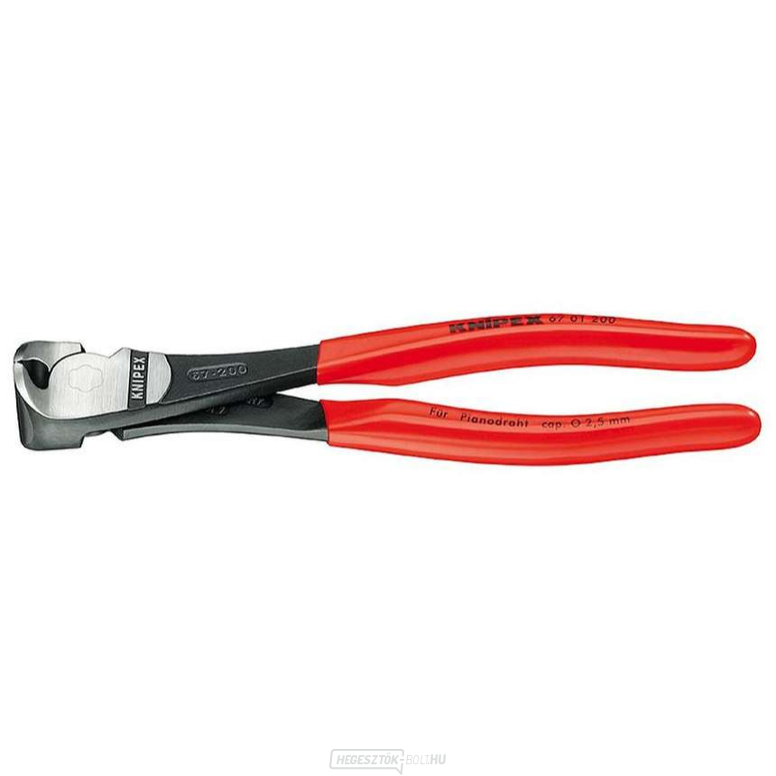 Motoros vágógépek 200 mm KNIPEX 67 01 200 - csiszolt fej, műanyag hüvelyek