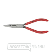 Villanyszerelő fogó 160 mm fogáshoz, lecsupaszításhoz és vágáshoz. KNIPEX 13 01 160 - polírozott, műanyag hüvelyek Villanyszerelő fogó 160 mm fogáshoz, lecsupaszításhoz és vágáshoz. KNIPEX 13 01 160 - polírozott, műanyag hüvelyek gallery main image