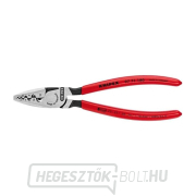 KNIPEX 97 71 180 krimpelő fogó 180 mm-es véghüvelyekhez - polírozott fej, műanyag hüvelyekhez Előnézet 