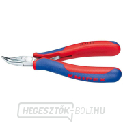 Elektronikai szerelőfogó 115 mm KNIPEX 35 42 115 - polírozott fej, többkomponensű hüvelyek gallery main image