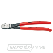 Motoros oldalvágó 250 mm KNIPEX 74 01 250 - polírozott fej, műanyag hüvelyek gallery main image