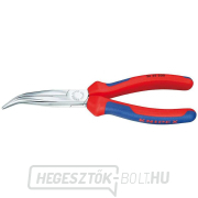 Félköríves fogó pengékkel (csőrös) 200 mm KNIPEX 26 25 200 - krómozott, többkomponensű hüvelyekkel gallery main image