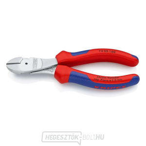 160 mm-es KNIPEX 74 05 160 - krómozott, többkomponensű hüvelyek, többkomponensű hüvelyek gallery main image