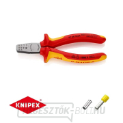 145 mm-es krimpelő fogó véghüvelyekhez Knipex 97 68 145 A gallery main image