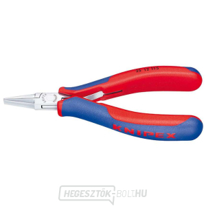 Elektronikai szerelőfogó 115 mm KNIPEX 35 12 115 - csiszolt fej, többkomponensű hüvelyek Elektronikai szerelőfogó 115 mm KNIPEX 35 12 115 - csiszolt fej, többkomponensű hüvelyek gallery main image