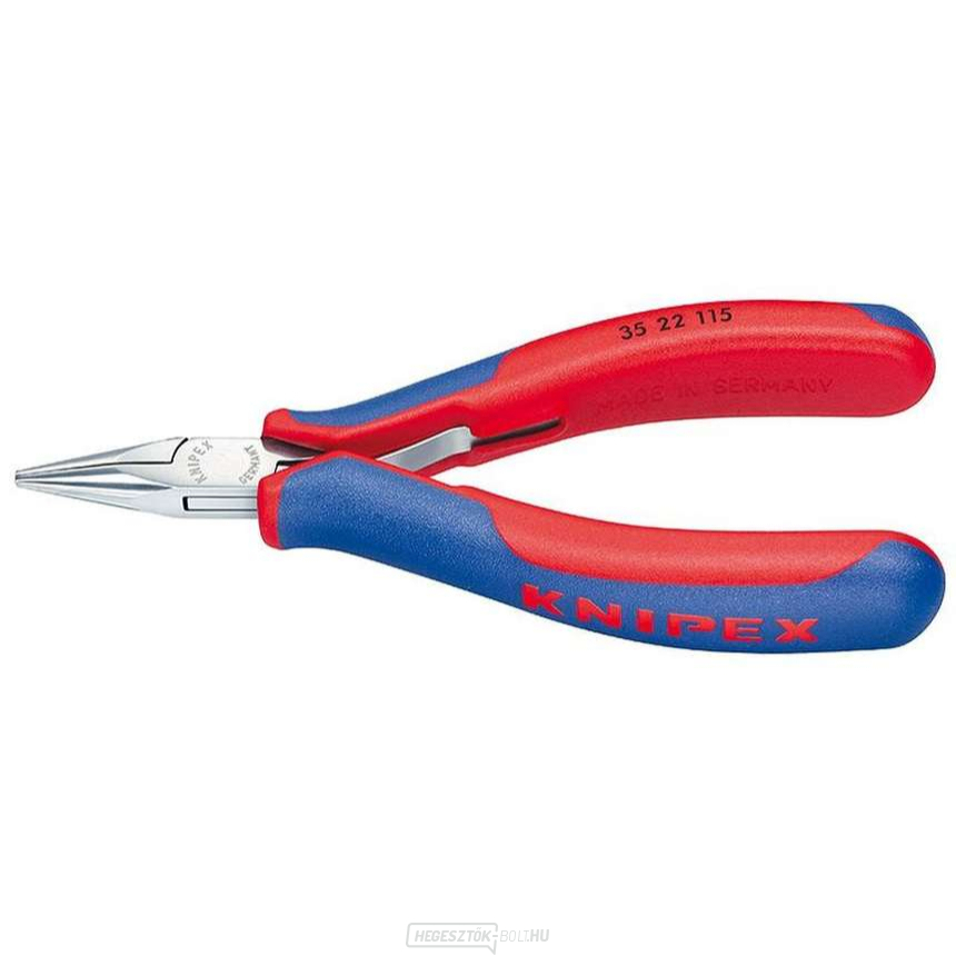 Elektronikai szerelőfogó 115 mm Knipex 35 22 115 - polírozott fej, többkomponensű hüvelyek Elektronikai szerelőfogó 115 mm Knipex 35 22 115 - polírozott fej, többkomponensű hüvelyek gallery main image