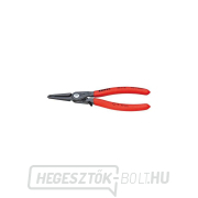 KNIPEX 48 31 J2 precíziós fogó rögzítőgyűrűkhöz, 180 mm - szürke foszfátozott, csúszásmentes műanyagból gallery main image