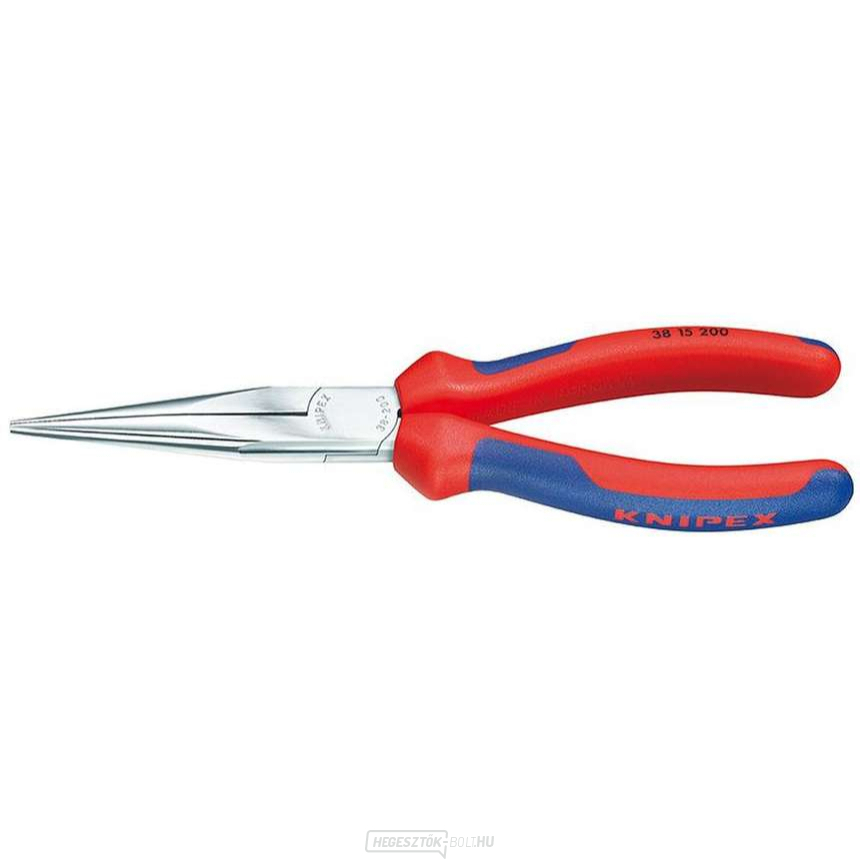 Félköríves fogó mechanikához 200 mm KNIPEX 38 15 200. Krómozott, többkomponensű hüvelyek