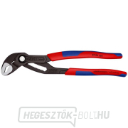 Cobra csőfogó 250 mm. KNIPEX 87 02 250 - DIN ISO 8976 - polírozott fej, többkomponensű hüvelyek Előnézet 