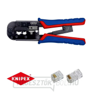 Nyugati csatlakozók krimpelő fogója 190 mm Knipex 97 51 10 gallery main image