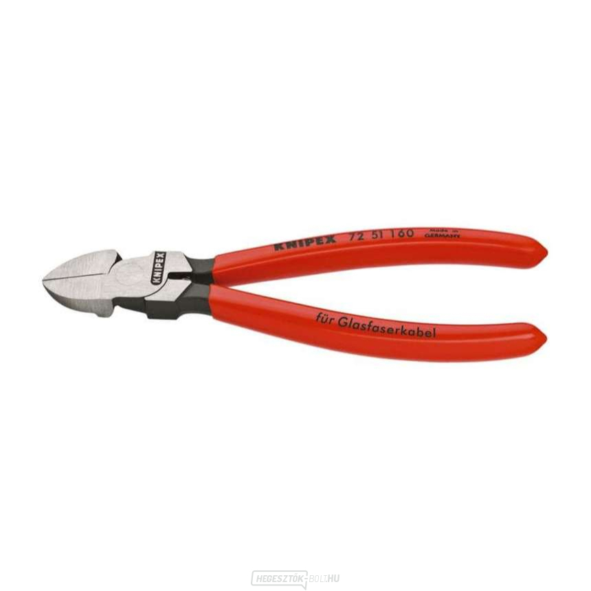 Oldalvágók optikai szálakhoz 160 mm KNIPEX 72 51 160