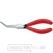 KNIPEX 31 21 160 Félkör alakú tűfogó fogó 160 mm-es fogáshoz - polírozott fej, műanyag hüvelyek gallery main image