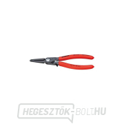 KNIPEX 48 31 J1 precíziós fogó rögzítőgyűrűkhöz, 140 mm - szürke foszfátozott, csúszásmentes műanyagból gallery main image