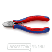 Oldalvágók elektromechanikához 125 mm KNIPEX 76 22 125 - polírozott fej, többkomponensű hüvelyek Előnézet 