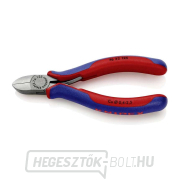 Oldalvágók elektromechanikához 125 mm KNIPEX 76 22 125 - polírozott fej, többkomponensű hüvelyek Előnézet 