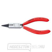 Ékszerhajlító fogó 130 mm. KNIPEX 19 01 130 - polírozott, műanyag hüvelyek gallery main image