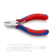 Oldalvágó fogó 110 mm Knipex 70 15 110 - krómozott, kétkomponensű hüvelyek Előnézet 