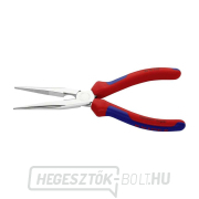 Félköríves fogó pengékkel (csőrös) 200 mm. KNIPEX 26 15 200 - krómozott, többkomponensű hüvelyek Előnézet 