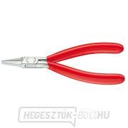 Elektronikai szerelőfogó 115 mm KNIPEX 35 11 115 - polírozott fej, műanyag hüvelyek gallery main image