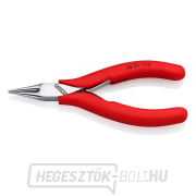 Elektronikai szerelőfogó 115 mm KNIPEX 35 31 115 - polírozott fej, műanyag hüvelyek gallery main image