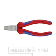 Sajtolófogó 145 mm Knipex 97 62 145 A - polírozott fej, többkomponensű hüvelyekkel Előnézet 