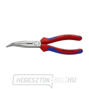 Félköríves fogó pengékkel (csőrös) 200 mm KNIPEX 26 22 200 - polírozott fej, többkomponensű hüvelyek gallery main image