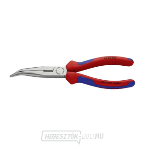 Félköríves fogó pengékkel (csőrös) 200 mm KNIPEX 26 22 200 - polírozott fej, többkomponensű hüvelyek Félköríves fogó pengékkel (csőrös) 200 mm KNIPEX 26 22 200 - polírozott fej, többkomponensű hüvelyek gallery main image