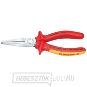 Langbeck típusú lapos fogó (meghosszabbított pofákkal) 160 mm - 1000V. KNIPEX 30 16 160 - krómozott, többkomponensű VDE... gallery main image