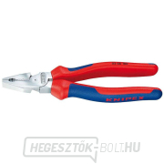 Erő kombinált fogó 180 mm. KNIPEX 02 05 180 - krómozott, többkomponensű hüvelyek gallery main image