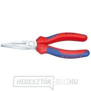 Langbeck 190 mm-es lapos fogó (meghosszabbított pofákkal) KNIPEX 30 15 190 - krómozott, többkomponensű hüvelyek gallery main image