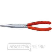 Félköríves fogó pengékkel (csőrös) 200 mm KNIPEX 26 13 200. Krómozott, műanyag hüvelyekkel. gallery main image