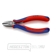 Oldalvágók elektromechanikához 125 mm KNIPEX 76 12 125 - polírozott fej, többkomponensű hüvelyek gallery main image