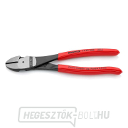 Motoros oldalvágó 200 mm KNIPEX 74 01 200 - polírozott fej, műanyag hüvelyek gallery main image