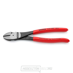 Motoros oldalvágó 200 mm KNIPEX 74 01 200 - polírozott fej, műanyag hüvelyek Motoros oldalvágó 200 mm KNIPEX 74 01 200 - polírozott fej, műanyag hüvelyek gallery main image