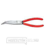 Félkörfogó mechanikai fogó 200 mm KNIPEX 38 21 200 - polírozott fej, műanyag hüvelyek gallery main image