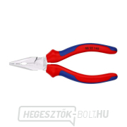Kombinált fogó KNIPEX 08 25 145, 145 mm - krómozott fogó, többkomponensű hüvelyek Előnézet 
