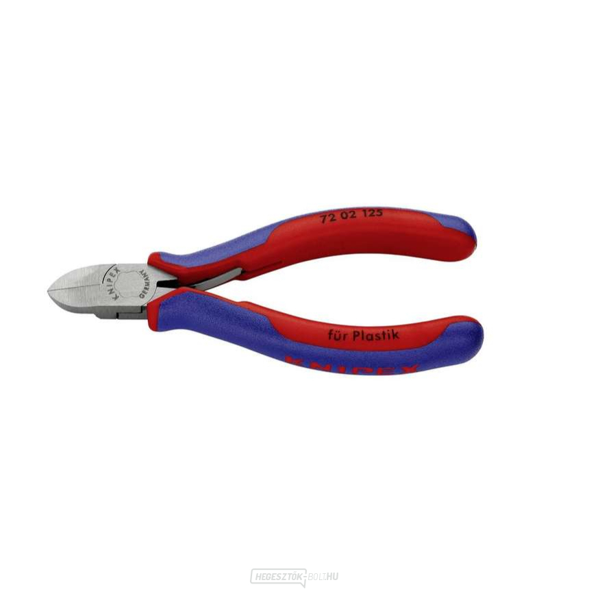 Oldalvágók műanyaghoz 125 mm KNIPEX 72 02 125