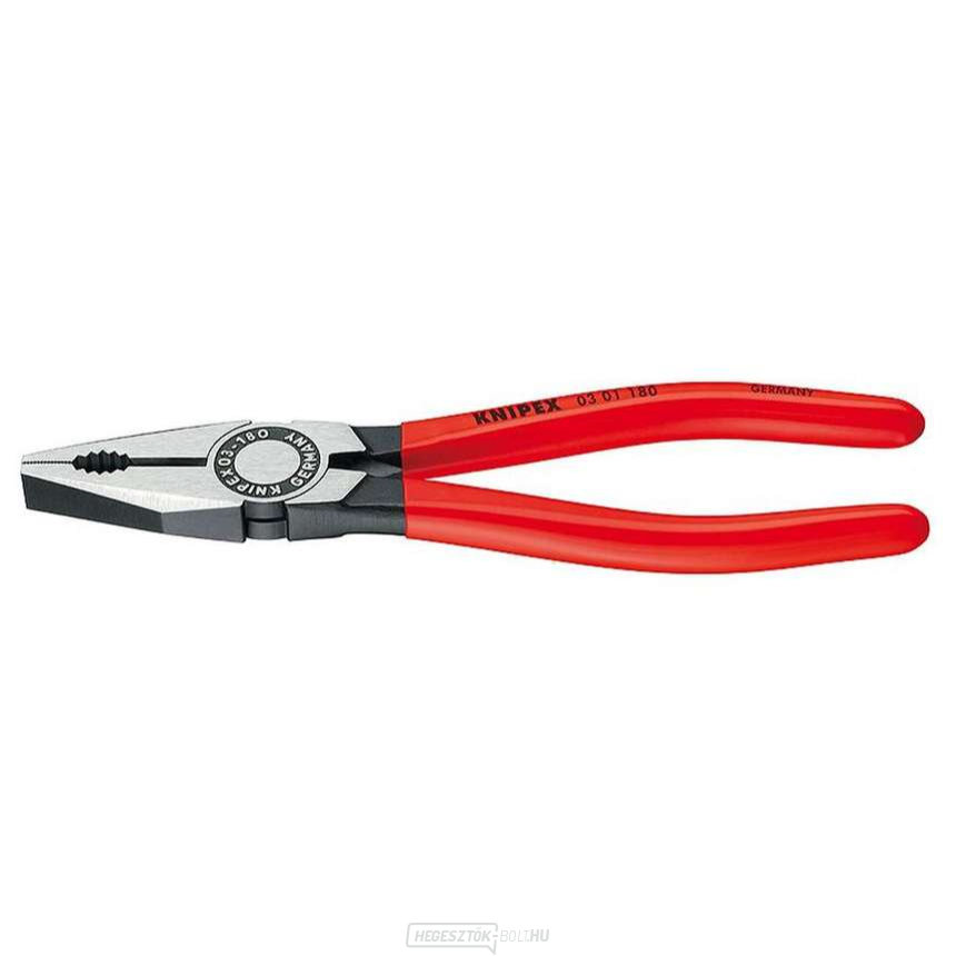 Kombinációs fogó 250 mm. KNIPEX 03 01 250 - polírozott, műanyag hüvelyek