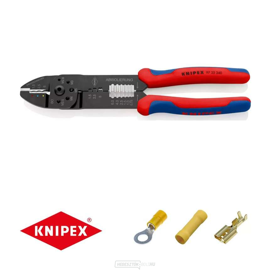 Knipex krimpelő fogó 240 mm 97 22 240 Knipex krimpelő fogó 240 mm 97 22 240 gallery main image