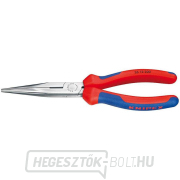 Félköríves fogó pengékkel (csőrös) 200 mm KNIPEX 26 12 200 - polírozott fej, többkomponensű hüvelyek Félköríves fogó pengékkel (csőrös) 200 mm KNIPEX 26 12 200 - polírozott fej, többkomponensű hüvelyek gallery main image