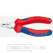 Kis kombinált fogó 110 mm KNIPEX 08 05 110 - krómozott, többkomponensű hüvelyek gallery main image