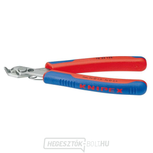 Vágófogó ELECTRONIC Super-Knips 125 mm KNIPEX 78 23 125 - krómozott, műanyag hüvelyben gallery main image