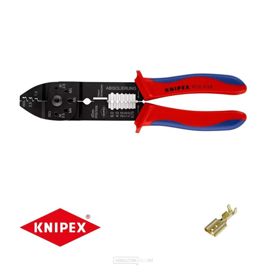 Knipex krimpelő fogó 215 mm 97 21 215 B