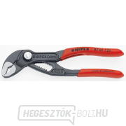Mini-Cobra csőfogó 125 mm. Knipex 87 01 125 - polírozott fej, műanyag hüvelyek gallery main image