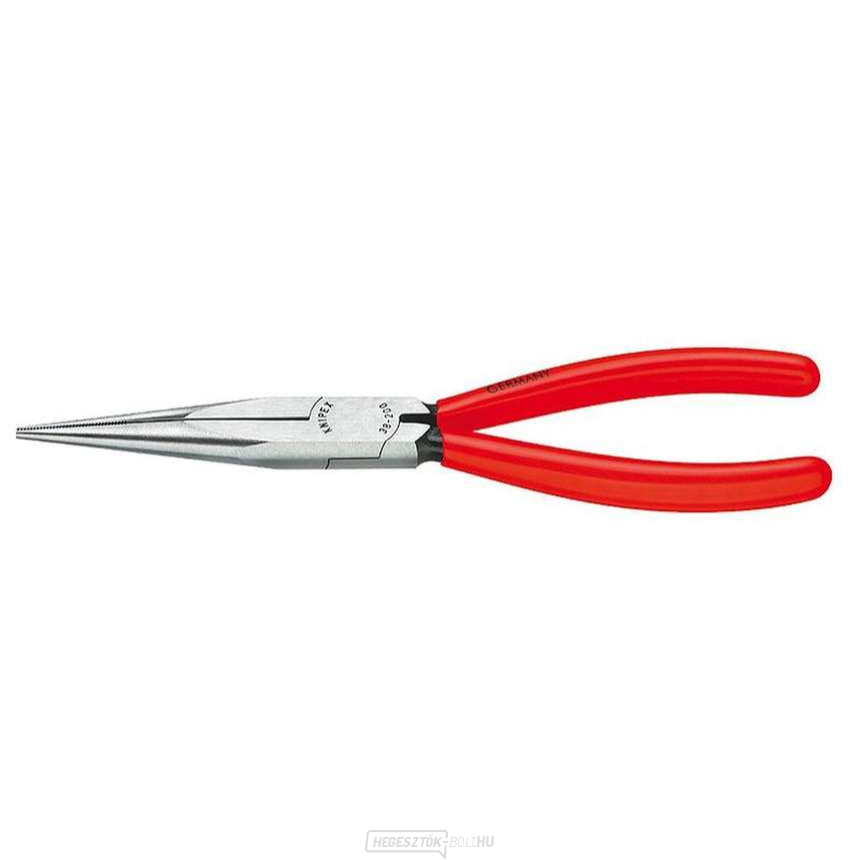 Félköríves fogó mechanikához 200 mm KNIPEX 38 11 200 - polírozott fej, műanyag hüvelyek