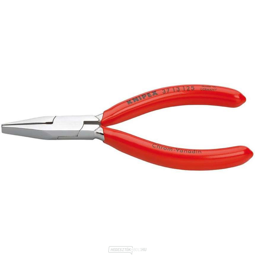 Finomelektronikai fogó 125 mm KNIPEX 37 13 125 - krómozott, műanyag tokkal Finomelektronikai fogó 125 mm KNIPEX 37 13 125 - krómozott, műanyag tokkal gallery main image