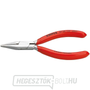 Finomelektronikai fogó 125 mm KNIPEX 37 23 125 - krómozott, műanyag tokkal gallery main image