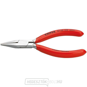 Finomelektronikai fogó 125 mm KNIPEX 37 23 125 - krómozott, műanyag tokkal gallery main image
