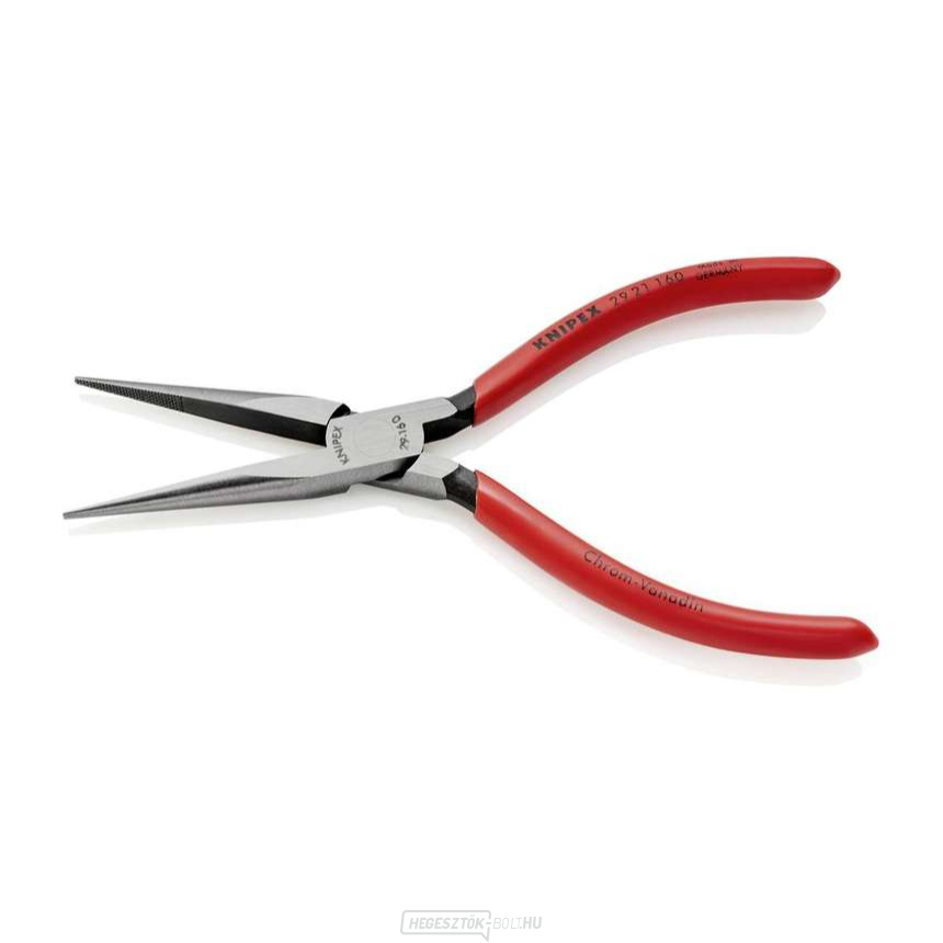 Telefonfogó 160 mm KNIPEX 29 21 160 - polírozott fej, műanyag hüvelyekkel
